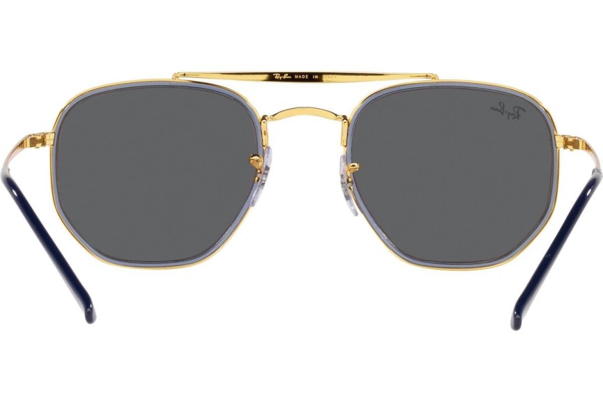 Sonnenbrille Ray-Ban The Marshal II RB3648M 9240B1 Quadratisch Gold