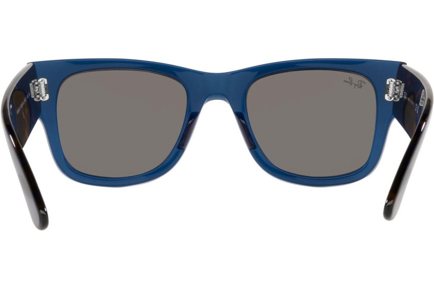 Sonnenbrille Ray-Ban Mega Wayfarer RB0840S 6638O4 Quadratisch Blau