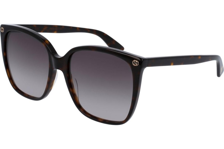 Sunglasses Gucci GG0022S 003 Quadratisch Havanna