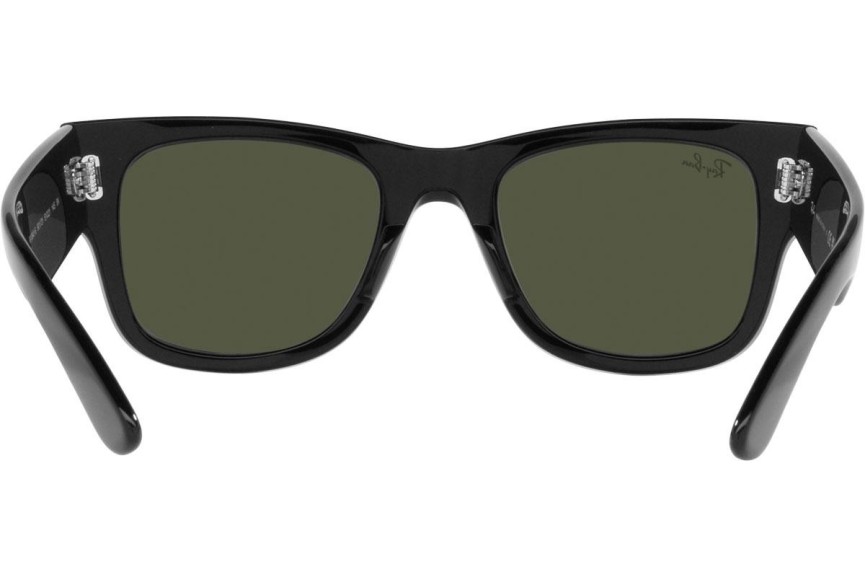 Sunglasses Ray-Ban Mega Wayfarer RB0840S 901/31 Quadratisch Schwarz