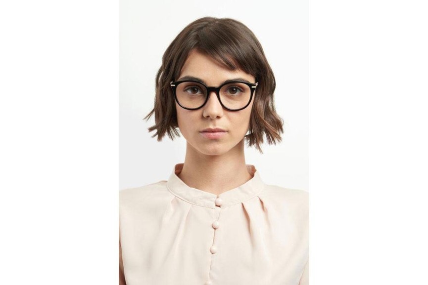 Glasses Carolina Herrera HER0095 807 Rund Schwarz