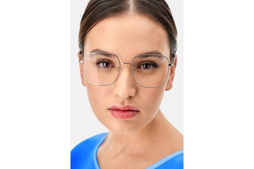 Glasses Polaroid PLDD428/G 06J Quadratisch Gold