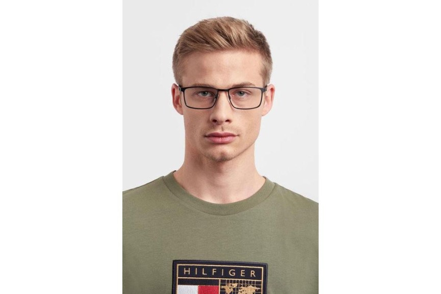 Glasses Tommy Hilfiger TH1918 003 Rechteck Schwarz