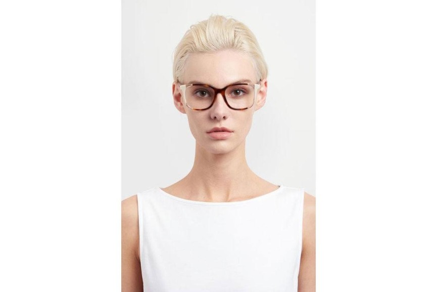 Glasses Carolina Herrera CH0065 C1H Quadratisch Havanna