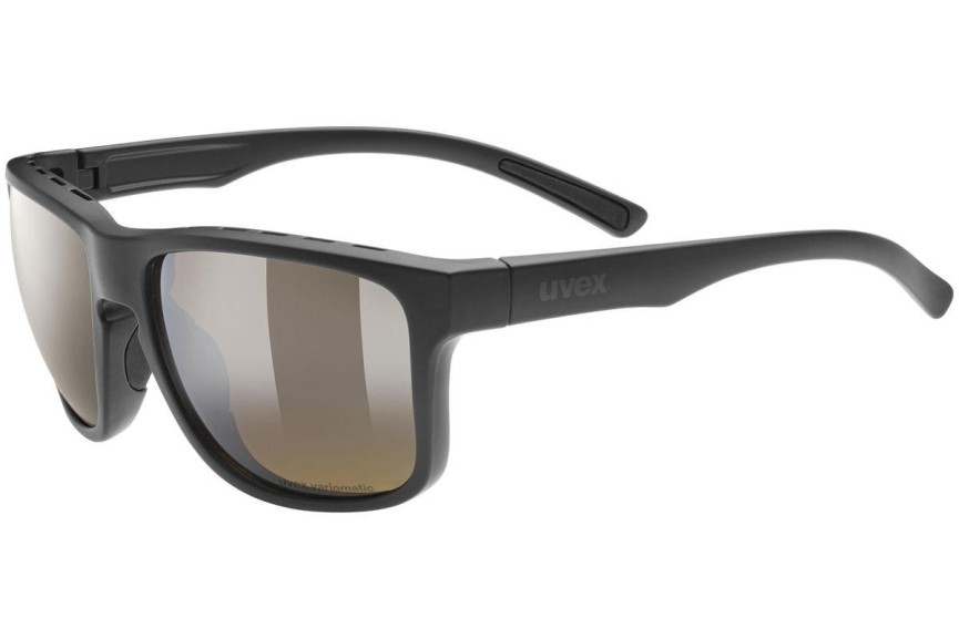 Sonnenbrille uvex sportstyle 312 VPX 2261 Polarized Quadratisch Schwarz