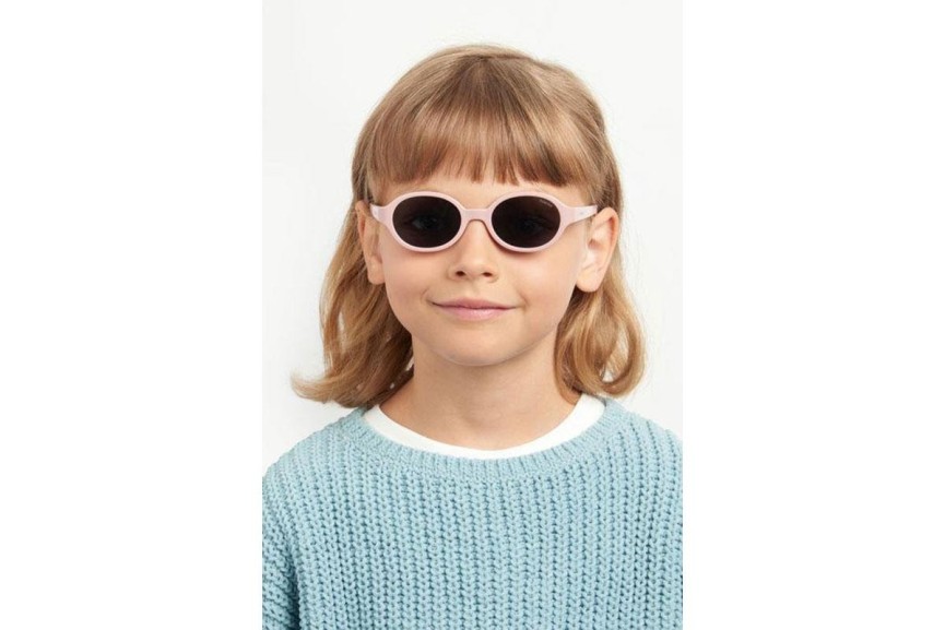 Sonnenbrille Polaroid Junior PLDK004/S 35J/M9 Polarized Oval Rosa