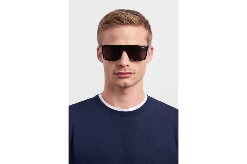 Sonnenbrille Carrera CARRERA8055/S 807/IR Flat Top Schwarz