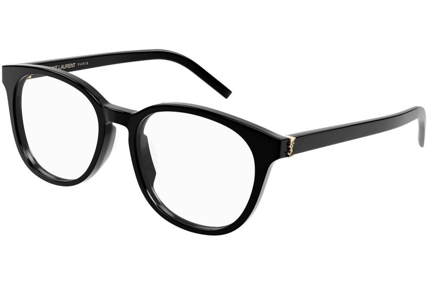 Glasses Saint Laurent SLM111/F 001 Rund Schwarz