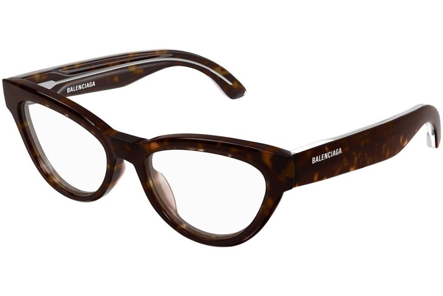 Glasses Balenciaga BB0241O 002 Cat Eye Havanna