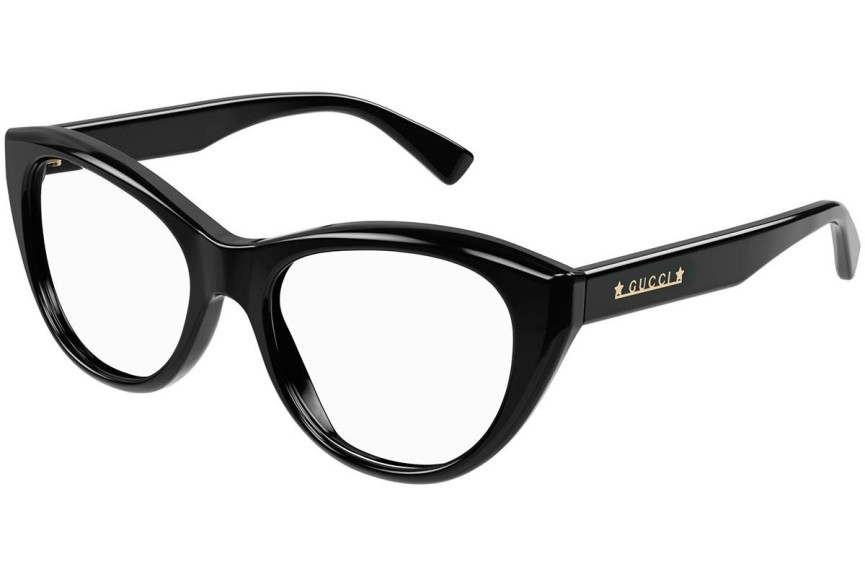 Glasses Gucci GG1172O 004 Cat Eye Schwarz