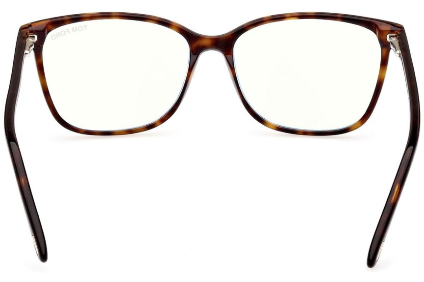 Brillen Tom Ford FT5842-B 052 Quadratisch Havanna