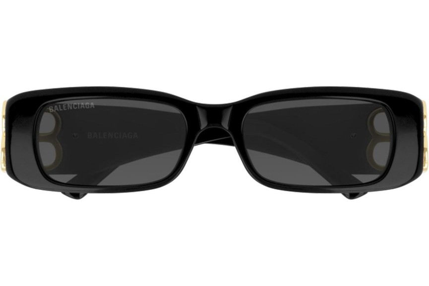 Sonnenbrille Balenciaga BB0096S 001 Rechteck Schwarz