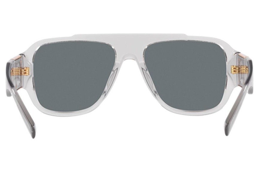 Sonnenbrille Versace Macy'S Aviator VE4436U 530580 Flat Top Grau