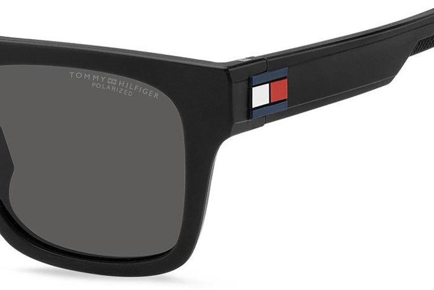 Sunglasses Tommy Hilfiger TH1976/S 003/M9 Polarized Quadratisch Schwarz