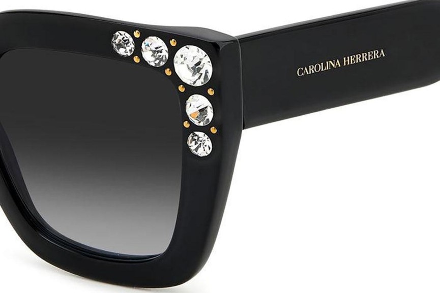 Sunglasses Carolina Herrera HER0130/S 807/9O Quadratisch Schwarz