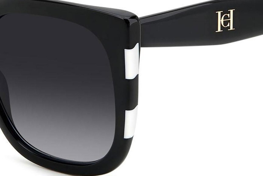 Sunglasses Carolina Herrera HER0128/S 80S/9O Quadratisch Schwarz