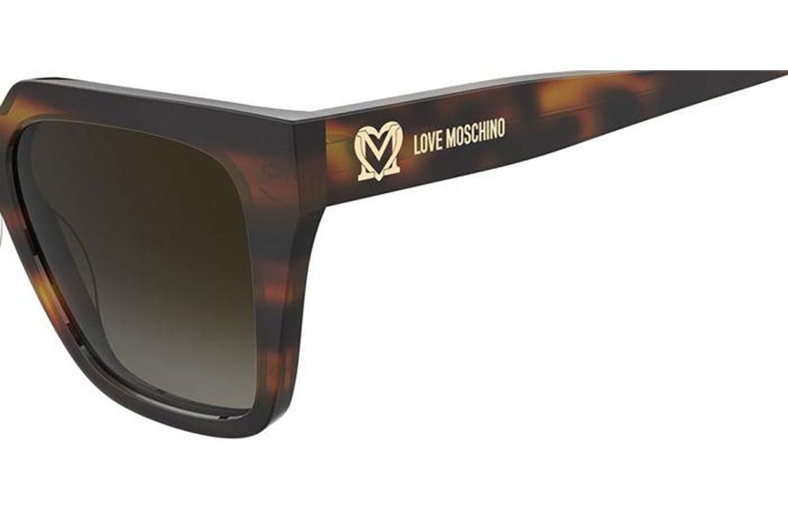 Sonnenbrille Love Moschino MOL065/S 05L/HA Quadratisch Havanna