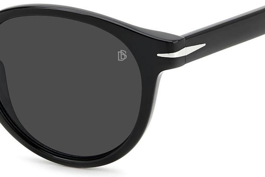 Sonnenbrille David Beckham DB1111/S 08A/IR Rund Schwarz