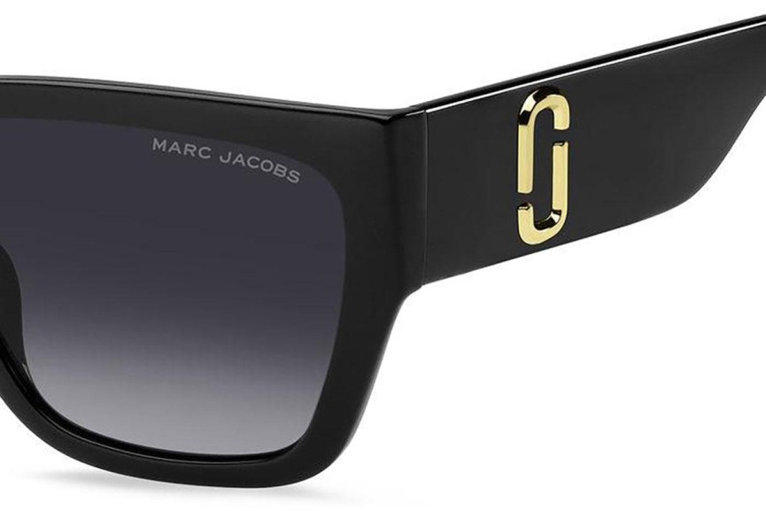 Sonnenbrille Marc Jacobs MARC646/S 08A/WJ Polarized Quadratisch Schwarz