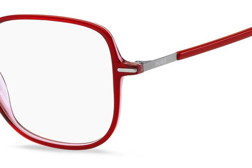 Glasses HUGO HG1239 C9A Quadratisch Rot