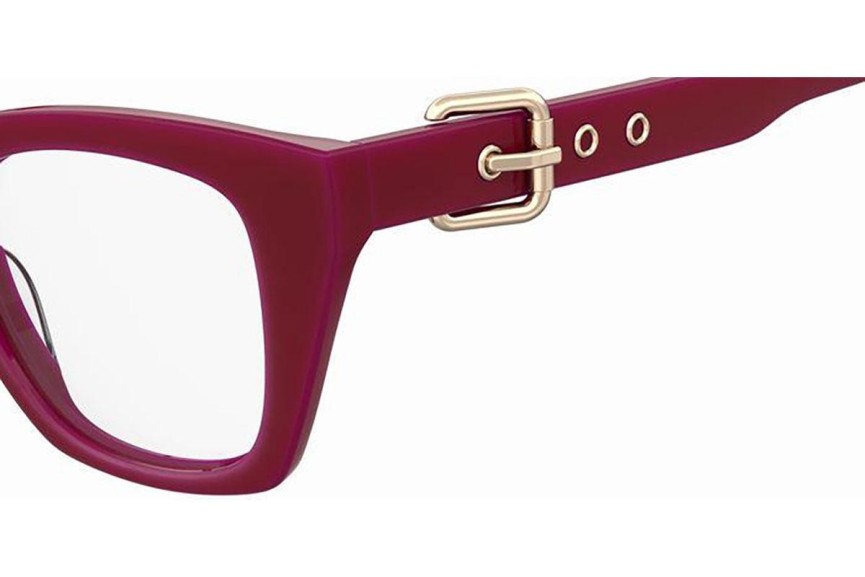 Glasses Moschino MOS617 C9A Quadratisch Rot