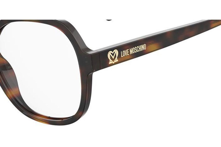 Glasses Love Moschino MOL616 05L Rund Havanna