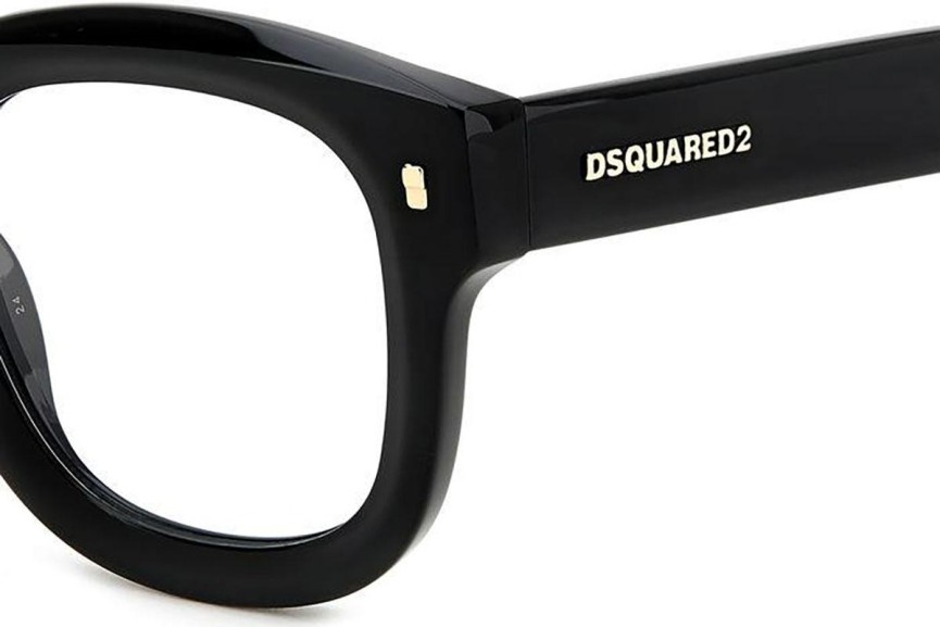 Glasses Dsquared2 D20091 2M2 Rund Schwarz