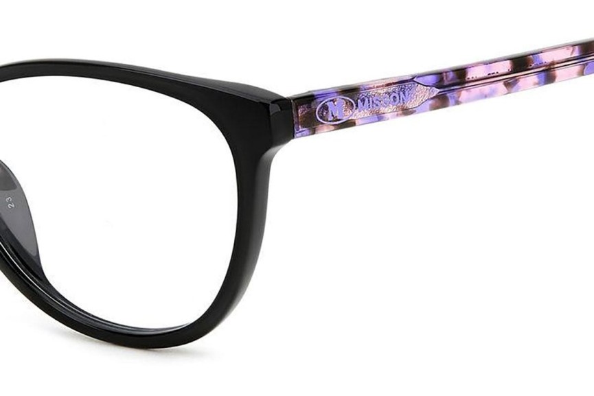 Glasses M Missoni MMI0043/TN 2TB Cat Eye Schwarz