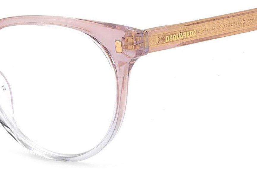 Brillen Dsquared2 D20082 8XO Cat Eye Rosa