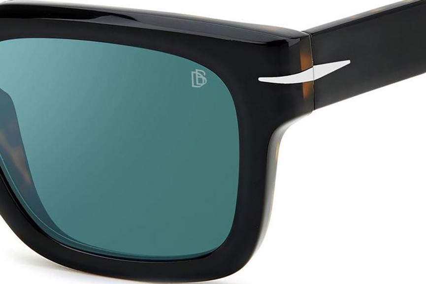 Sonnenbrille David Beckham DB7100/S WR7/MT Quadratisch Schwarz