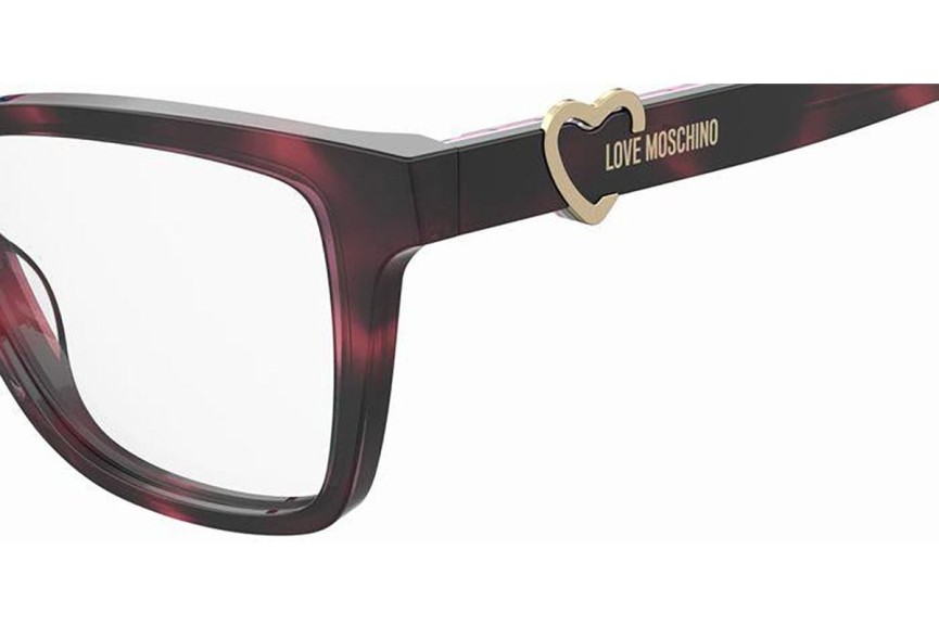 Glasses Love Moschino MOL610 HT8 Rechteck Havanna