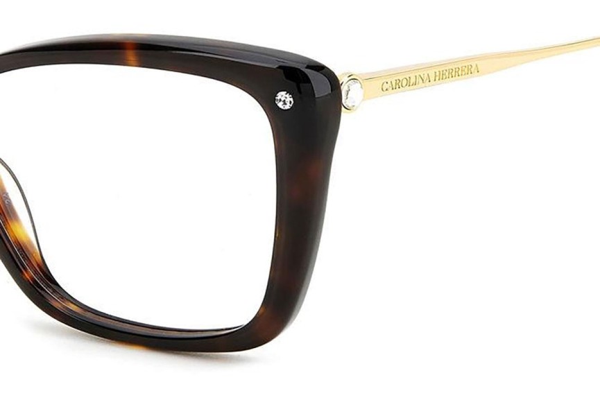 Glasses Carolina Herrera HER0155 086 Cat Eye Havanna