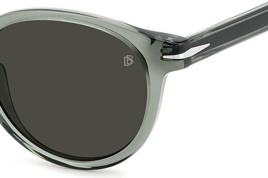 Sunglasses David Beckham DB1111/S 1ED/IR Rund Grün