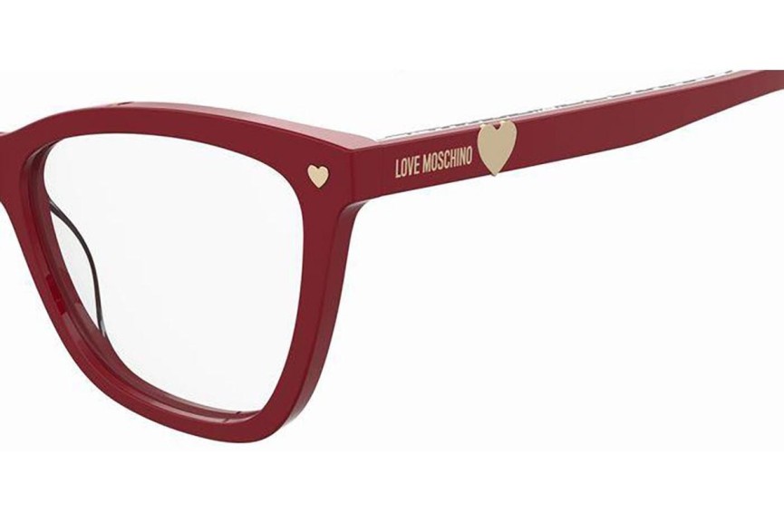 Glasses Love Moschino MOL593 C9A Cat Eye Rot