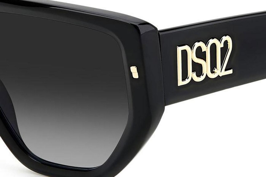 Sonnenbrille Dsquared2 D20088/S 2M2/9O Flat Top Schwarz