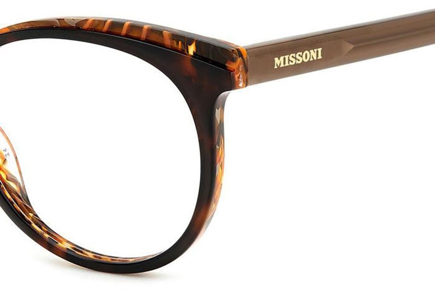 Glasses Missoni MIS0145 HTK Rund Havanna