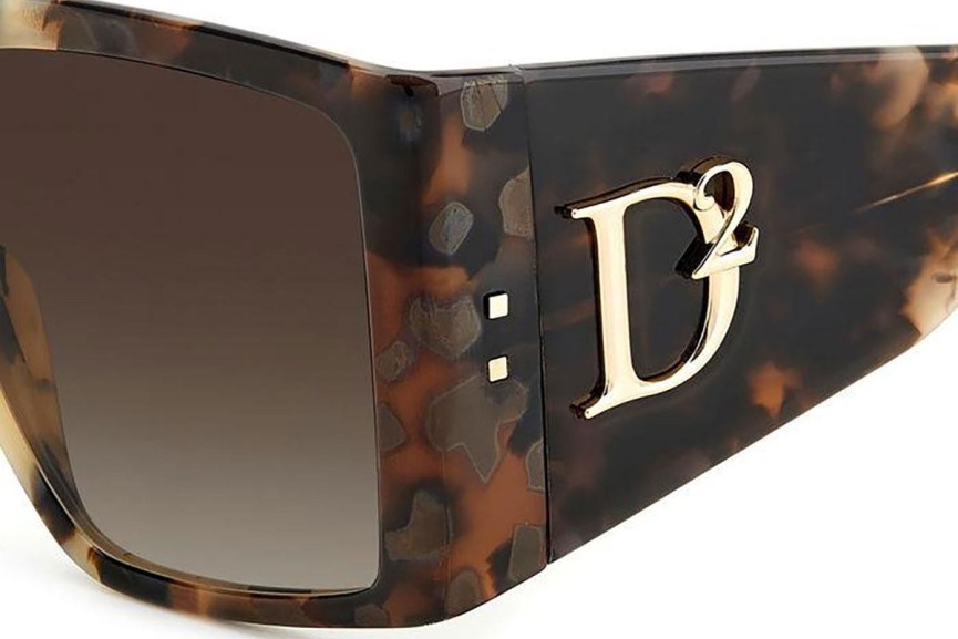 Sunglasses Dsquared2 D20096/S ACI/HA Quadratisch Havanna