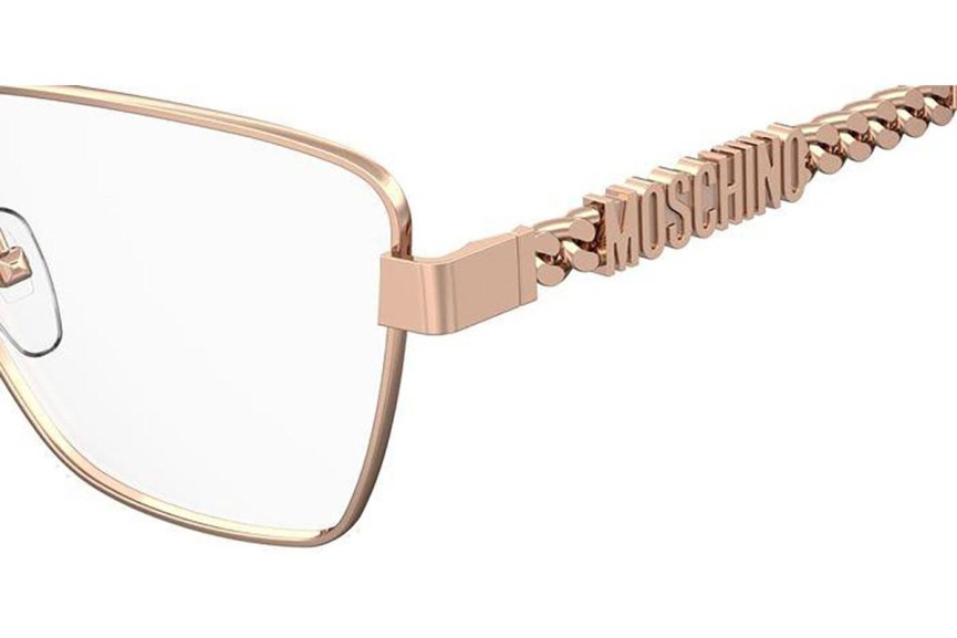 Brillen Moschino MOS620 DDB Quadratisch Gold