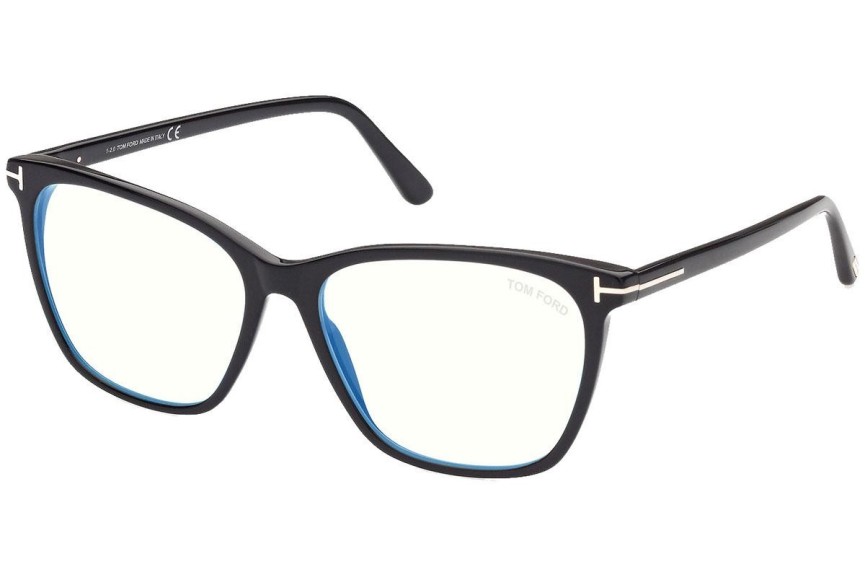 Glasses Tom Ford FT5762-B 001 Quadratisch Schwarz