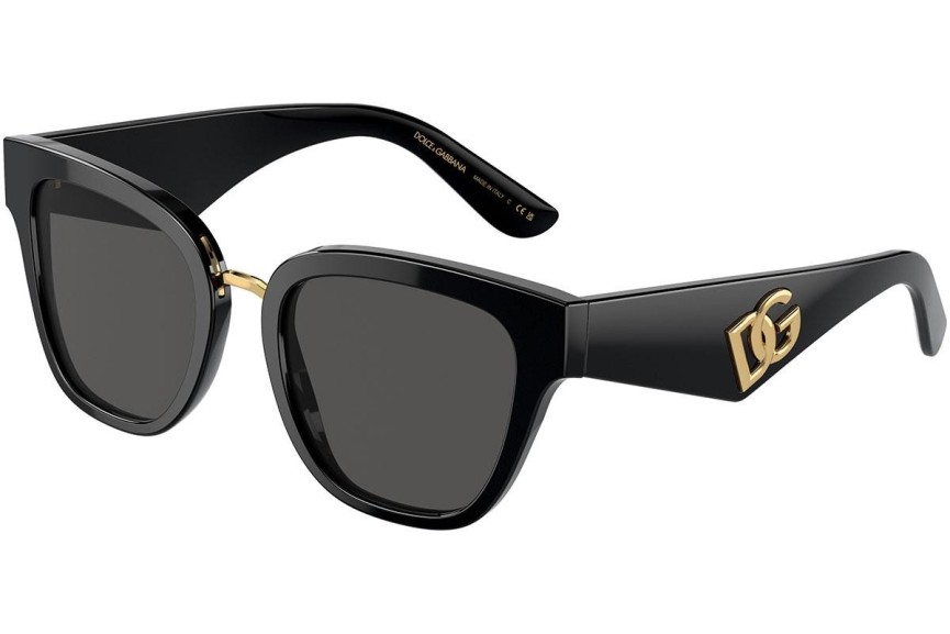 Sonnenbrille Dolce & Gabbana DG4437 501/87 Cat Eye Schwarz