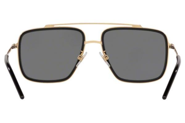 Sonnenbrille Dolce & Gabbana DG2220 02/81 Polarized Quadratisch Schwarz