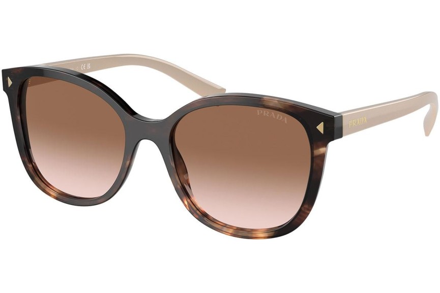 Sonnenbrille Prada PR22ZS 07R0A6 Quadratisch Havanna