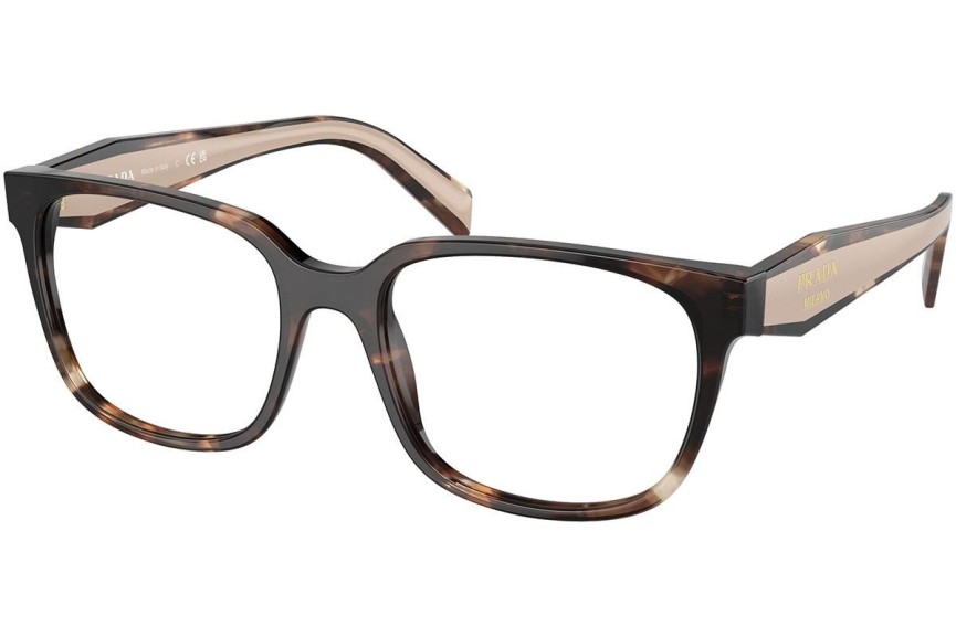 Glasses Prada PR17ZV 07R1O1 Rechteck Havanna