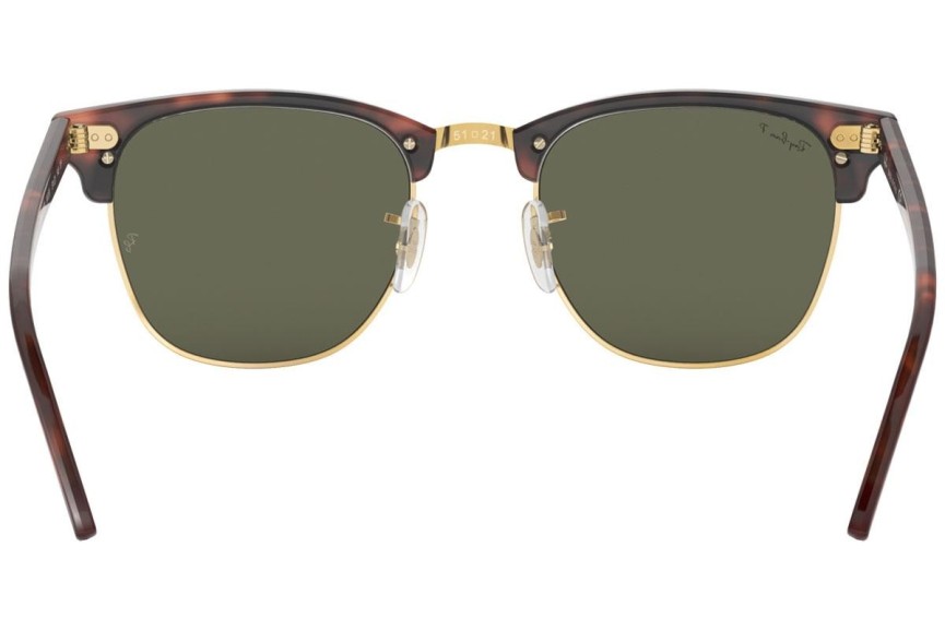 Sunglasses Ray-Ban Clubmaster Classic RB3016 990/58 Polarized Browline Havanna