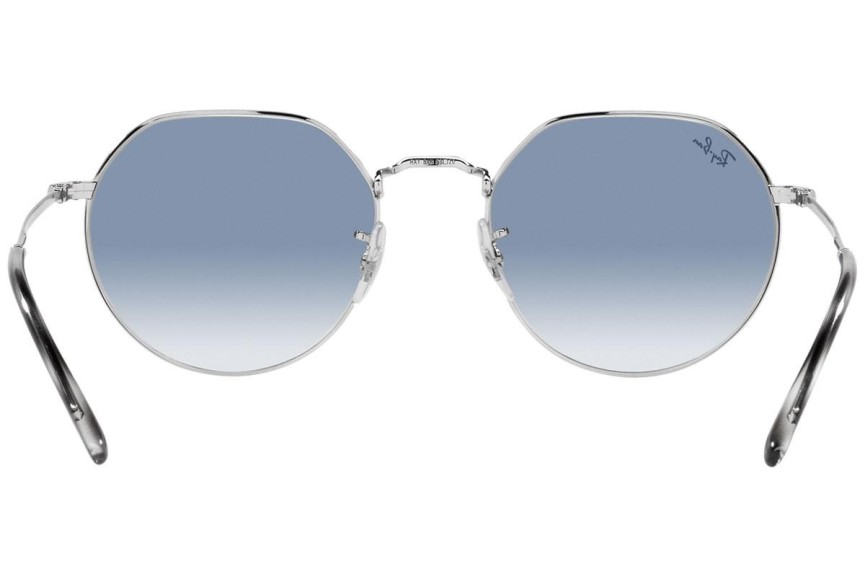 Sonnenbrille Ray-Ban Jack RB3565 003/3F Rund Silber