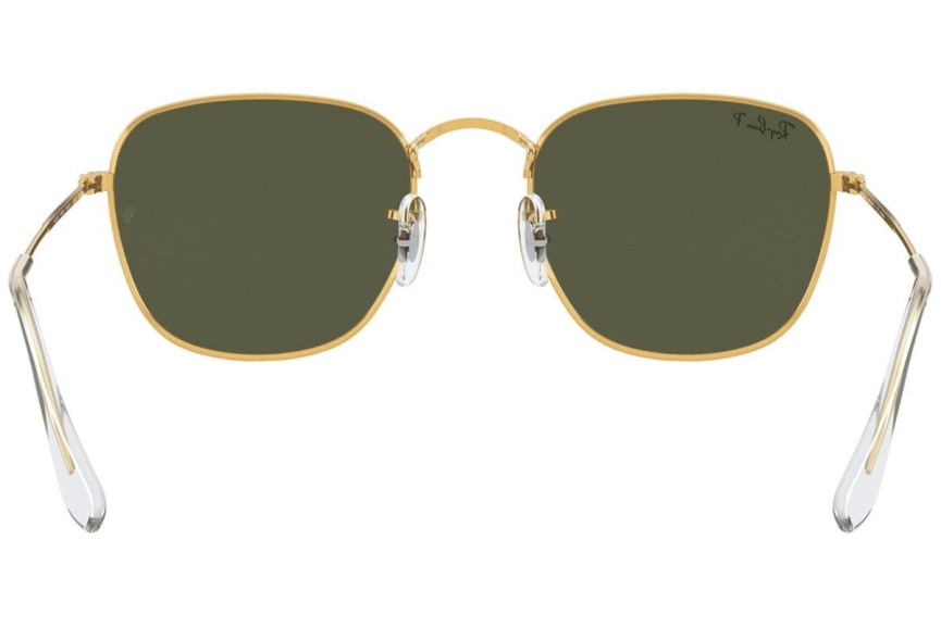 Sunglasses Ray-Ban Frank RB3857 919658 Polarized Quadratisch Gold