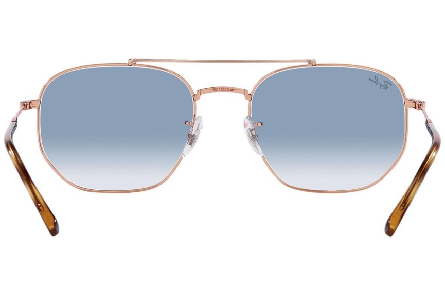 Sonnenbrille Ray-Ban RB3707 92023F Pilot Braun