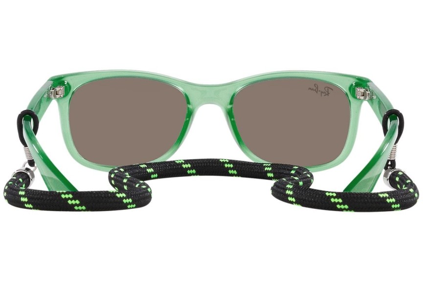 Sonnenbrille Ray-Ban Junior New Wayfarer Junior RJ9052S 71465A Quadratisch Grün