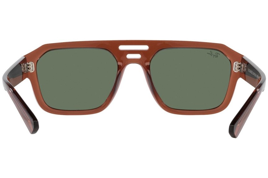 Sonnenbrille Ray-Ban Corrigan RB4397 667882 Flat Top Braun