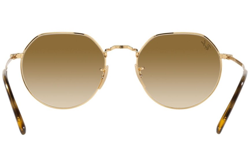 Sunglasses Ray-Ban Jack RB3565 001/51 Rund Gold